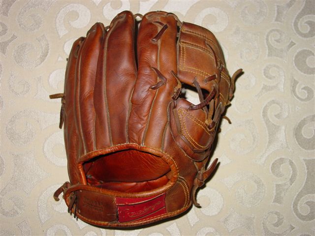 Mickey Mantle Rawlings MMP Back